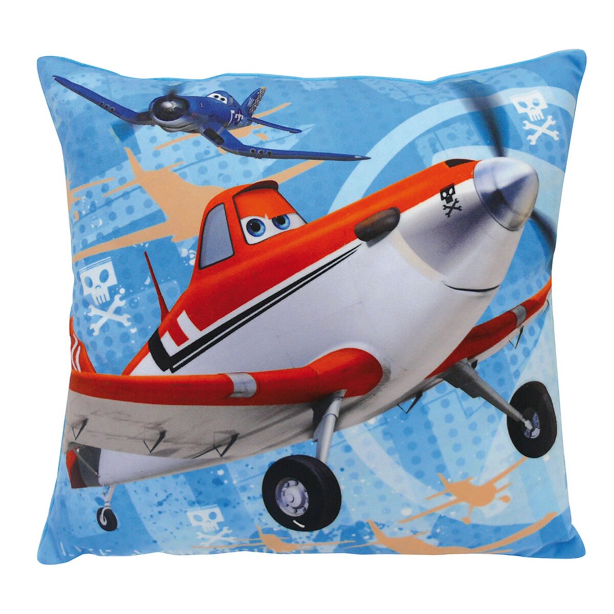 Coussin Pat'Patrouille - Chase, Ruben, Everest et Stella - Bleu