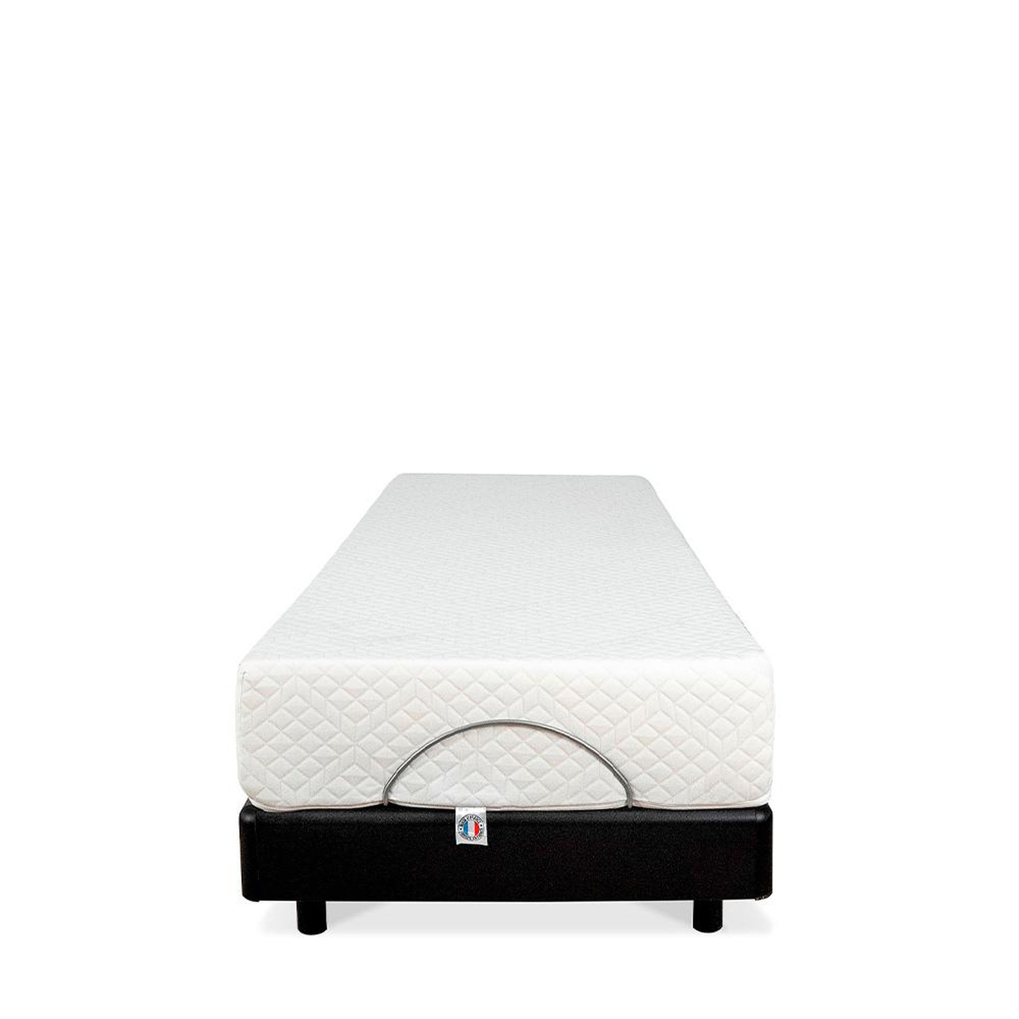 Voir la diapositive 3 : BELLECOUR BELLECOUR LITERIE | Ensemble SUPERFLEX | Sommier électrique + Matelas Mémoire de forme