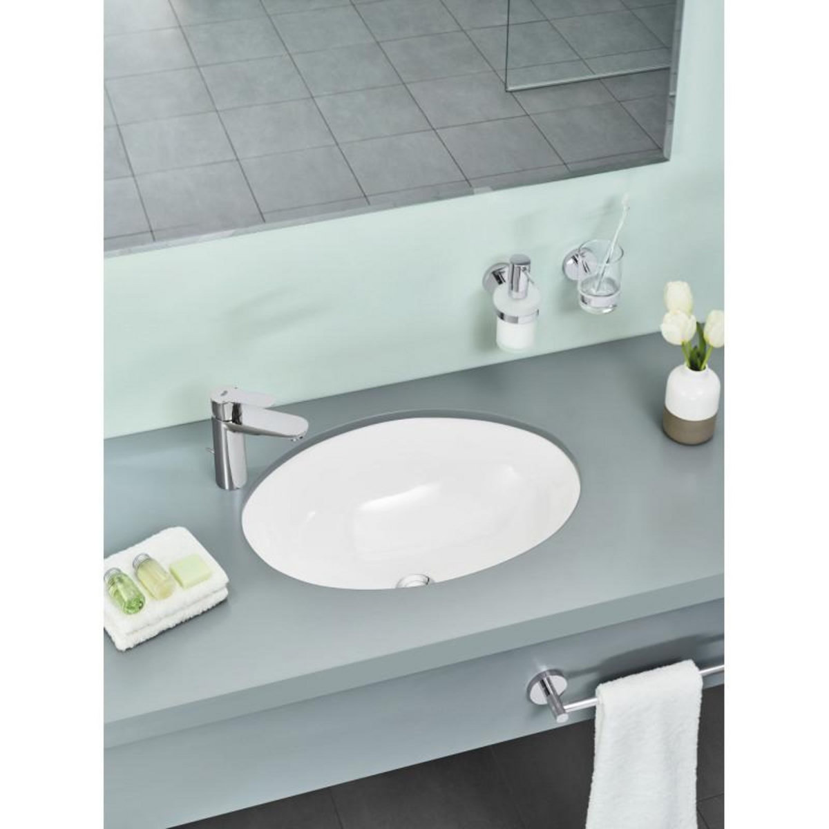 Grohe Mitigeur lavabo taille S BAUEDGE cartouche CH3 GROHE 23559 000