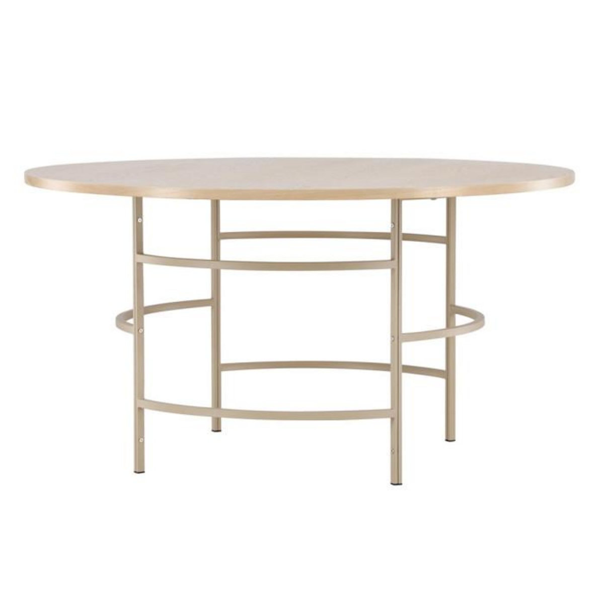 Paris Prix Table à Manger Ronde  Copenhagen  140cm Beige