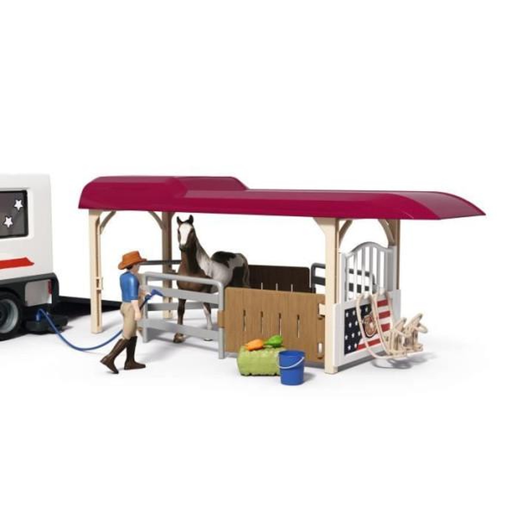 Voir la diapositive 6 : Schleich Coffret Pick-up et sa grande remorque équestre, Schleich 42705 Gamme Horse Club