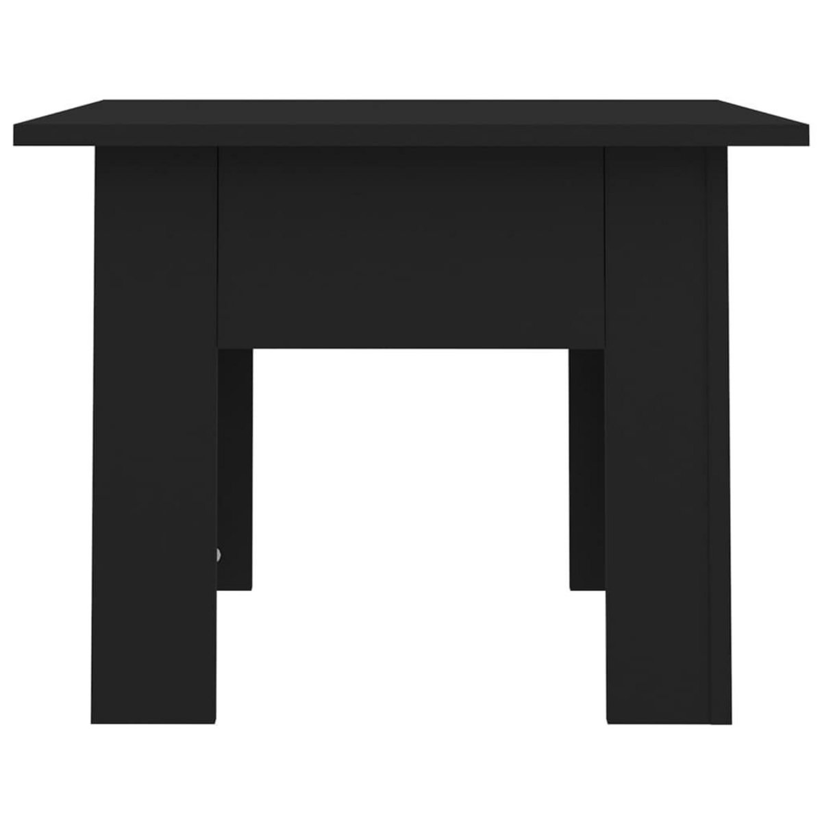VIDAXL Table basse noir 55x55x42 cm bois d'ingenierie