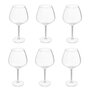 Voir la diapositive 1 : SECRET DE GOURMET Lot de 6 Verres à Gin  Nora  65cl Transparent