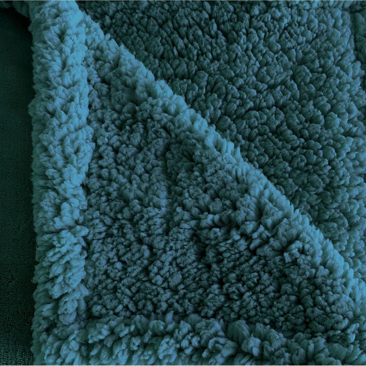 ACTUEL Plaid double face polaire/sherpa  