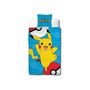Voir la diapositive 3 : Pokemon Parure de lit - POKEMON - Pikachu III - Microfibre - 1 housse de couette 140 x 200 cm + 1 taie 63 x 63 cm