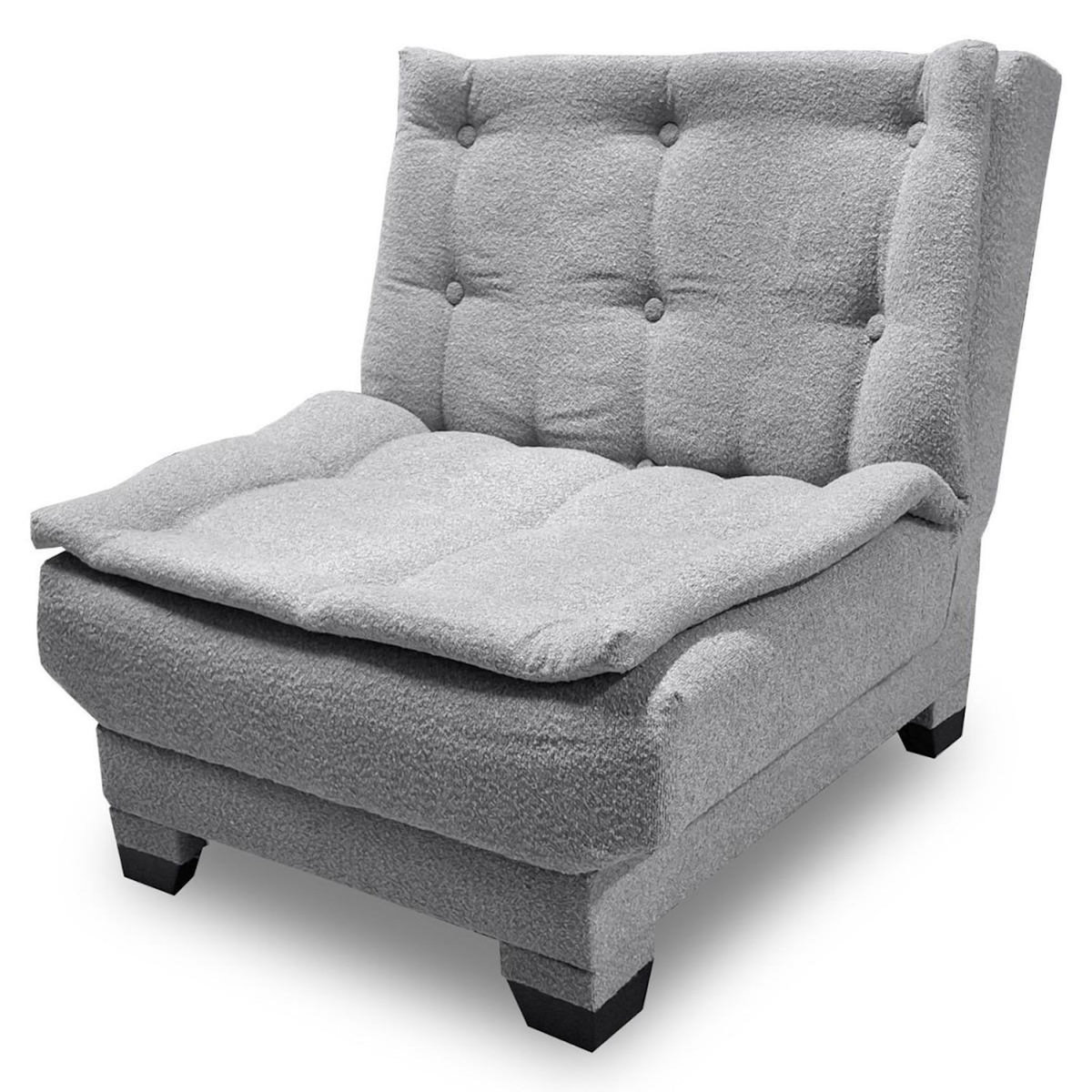 Paris Prix Fauteuil Convertible en Banquette  Raul  85cm Gris