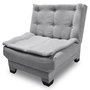Voir la diapositive 2 : Paris Prix Fauteuil Convertible en Banquette  Raul  85cm Gris