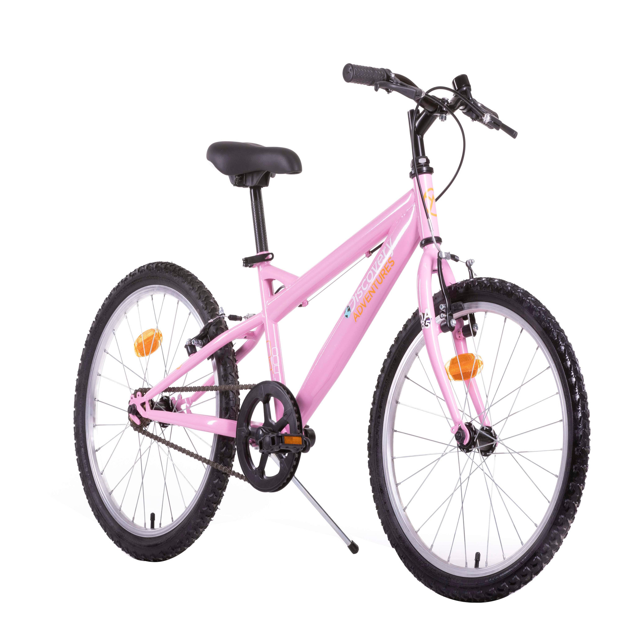 Voir la diapositive 3 : DISCOVERY ADVENTURES Vélo enfant (120/140 cm) - VTT 20''  Fille   Discovery Adventures - Frein V brake - Monovitesse