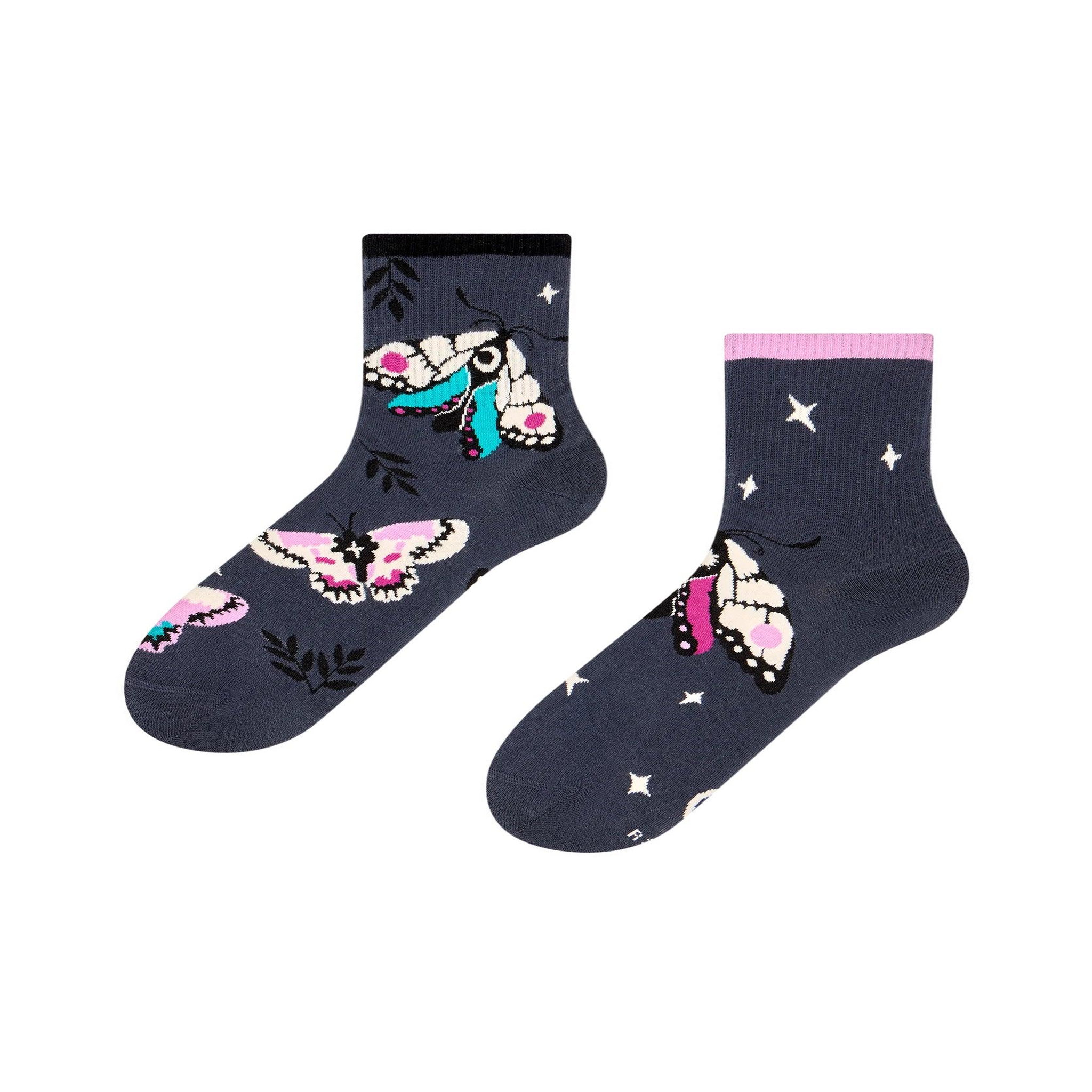 DEDOLES Chaussettes courtes papillons de nuit