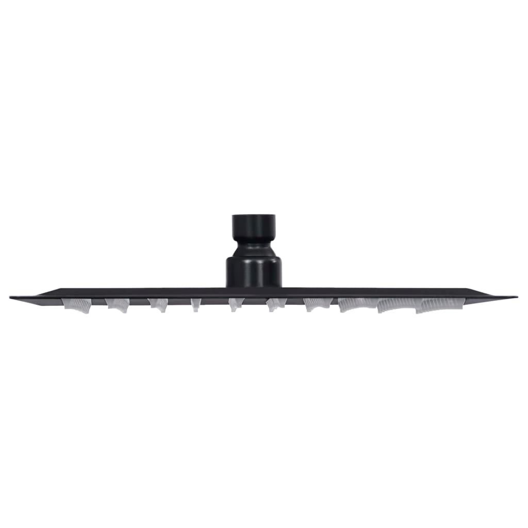 Voir la diapositive 3 : VIDAXL Pomme de douche pluie Acier inoxydable 20x20 cm Carree Noir