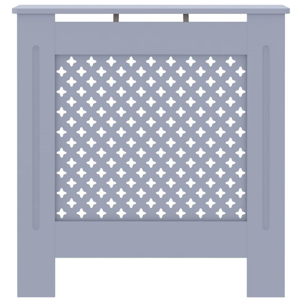 VIDAXL Cache-radiateur MDF Gris 78 cm