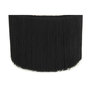Voir la diapositive 5 : Paris Prix Pouf Rond Bicolore  Rebecca  45cm Noir & Or