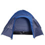 Voir la diapositive 5 : OUTSUNNY Tente de camping familiale 4-5 personnes montage facile double porte et fenêtres dim. 3L x 2,50l x 1,30H m fibre verre polyester bleu marine
