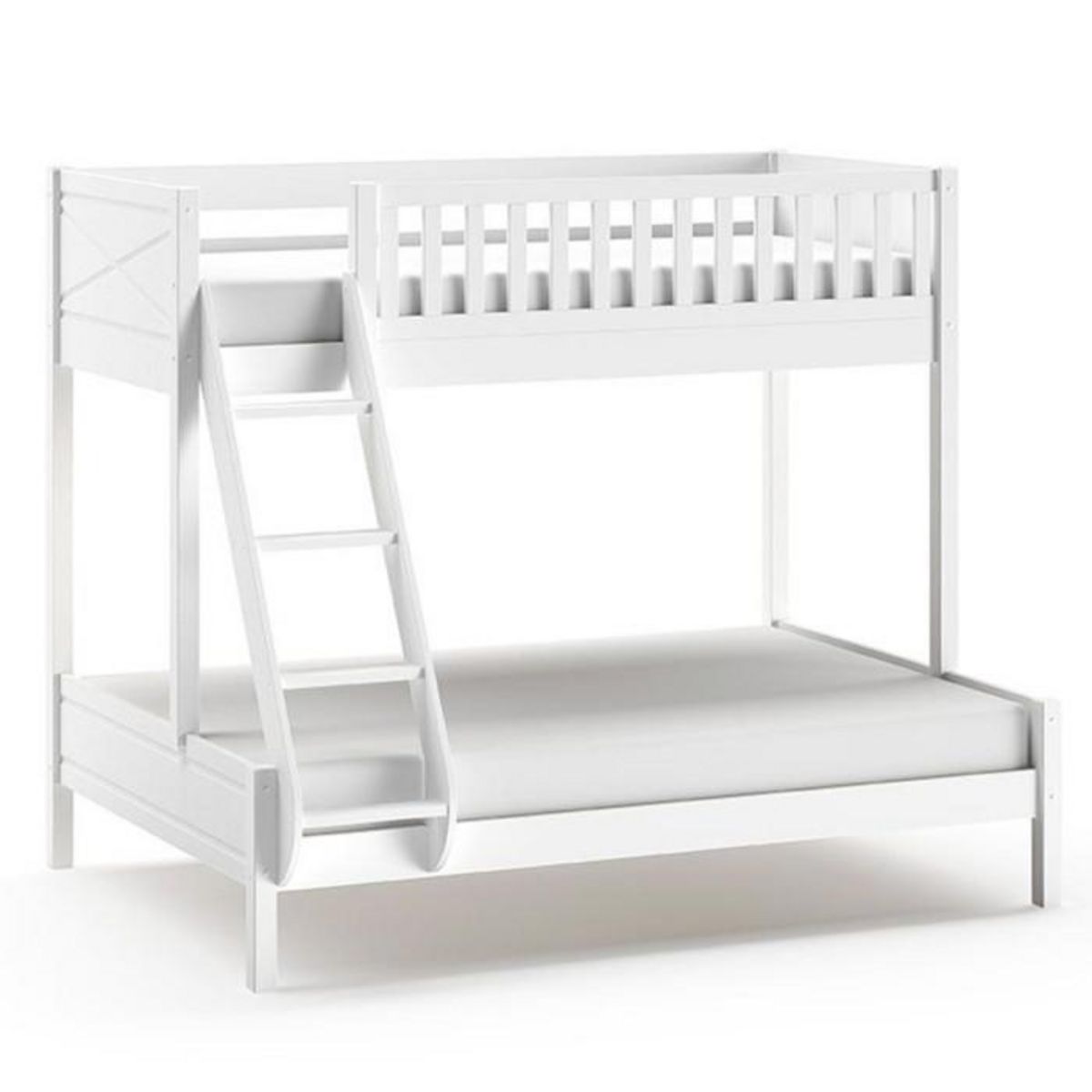 Paris Prix Pack - Lit Familial & 2 Tiroirs  Scott  Blanc