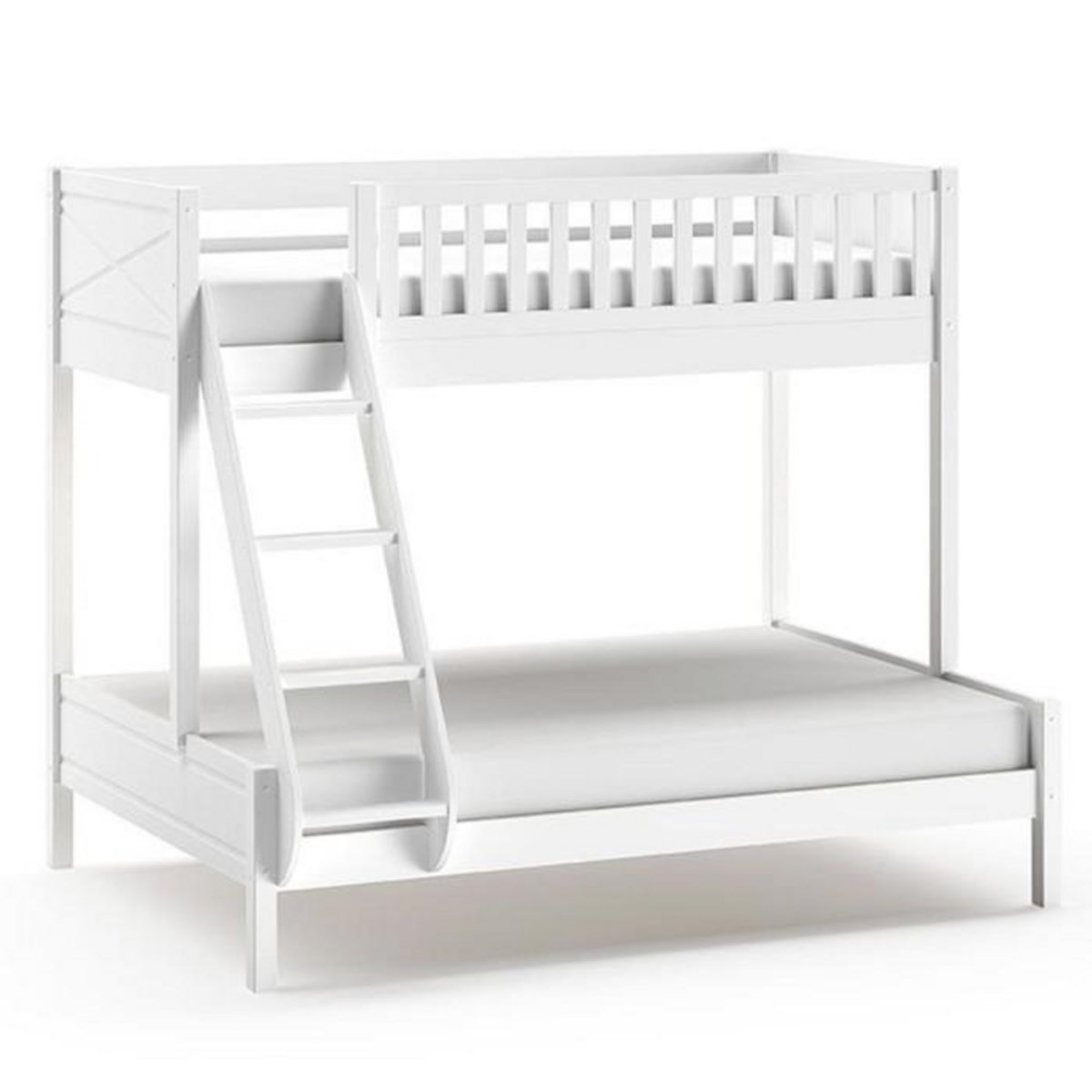 Paris Prix Pack - Lit Familial & 2 Tiroirs  Scott  Blanc