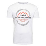 Best Mountain T shirt  Homme Best Mountain Photoprint. Coloris disponibles : Blanc