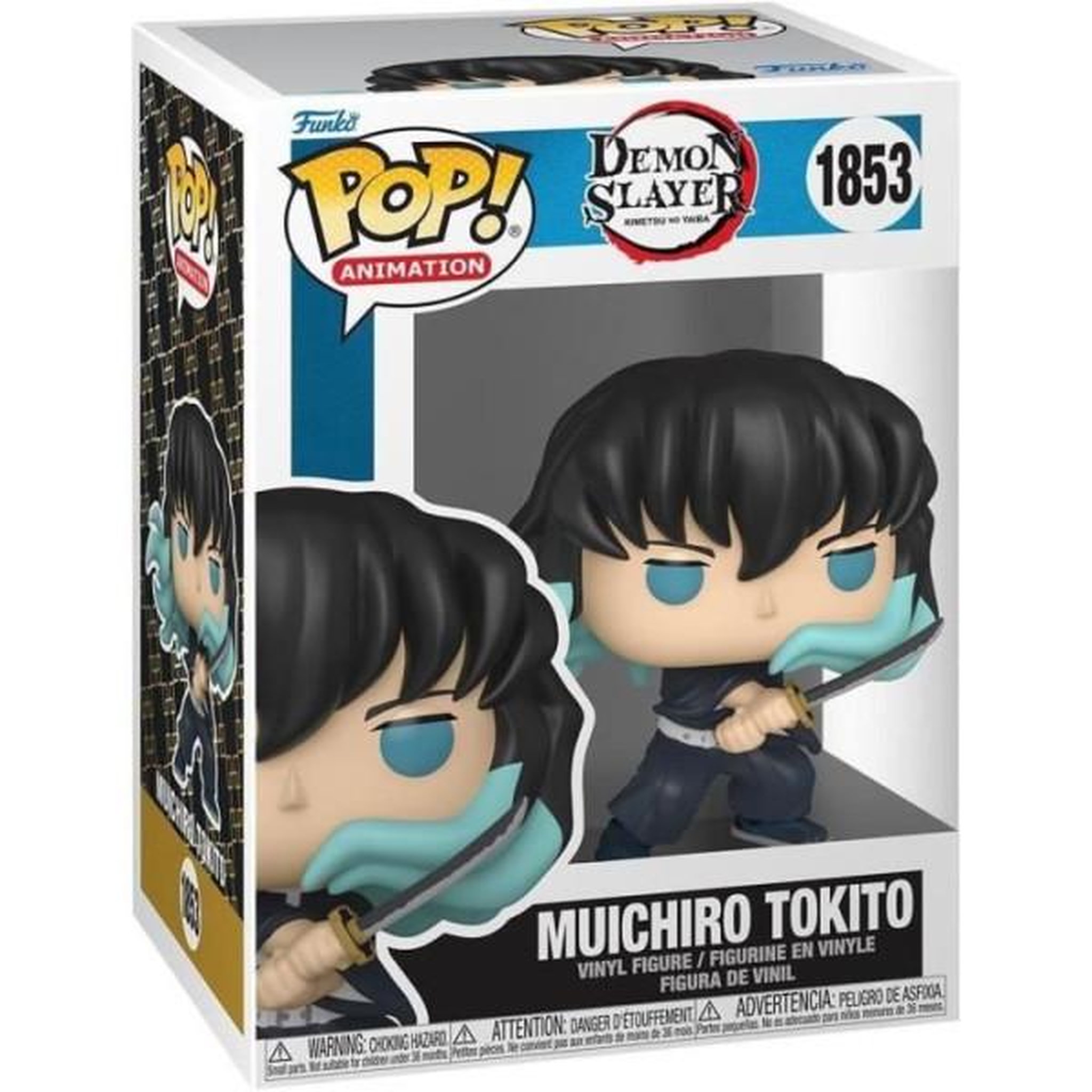 Funko Figurine - funko pop! - demon slayer - muichiro tokito - 10 cm - version chase possible
