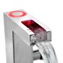 Voir la diapositive 5 : SCHUTTE SCHÜTTE Mitigeur de lavabo a LED avec bec verseur ORINOCO chrome