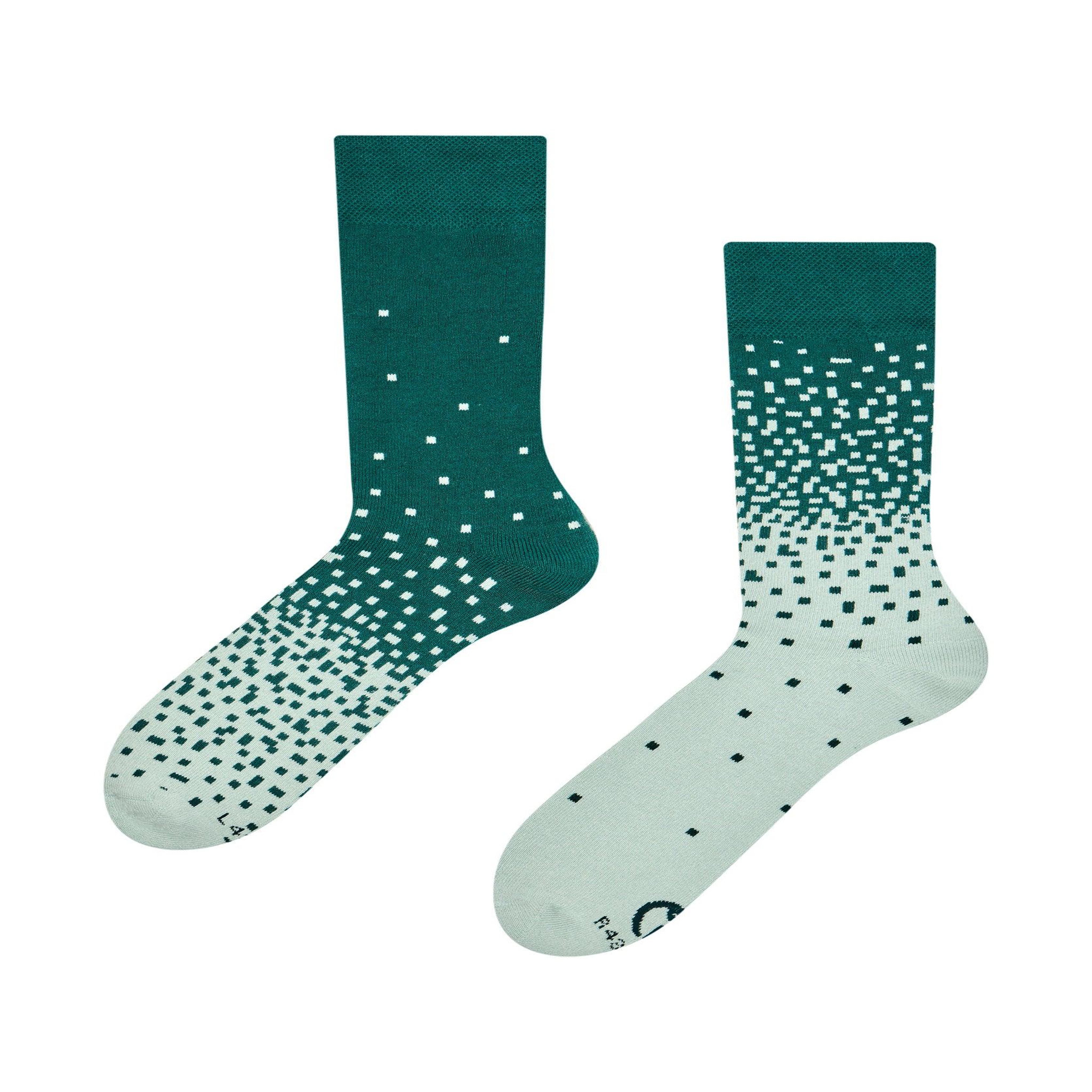 DEDOLES Chaussettes chaudes du vert foncé au vert clair. Coloris disponibles : Vert