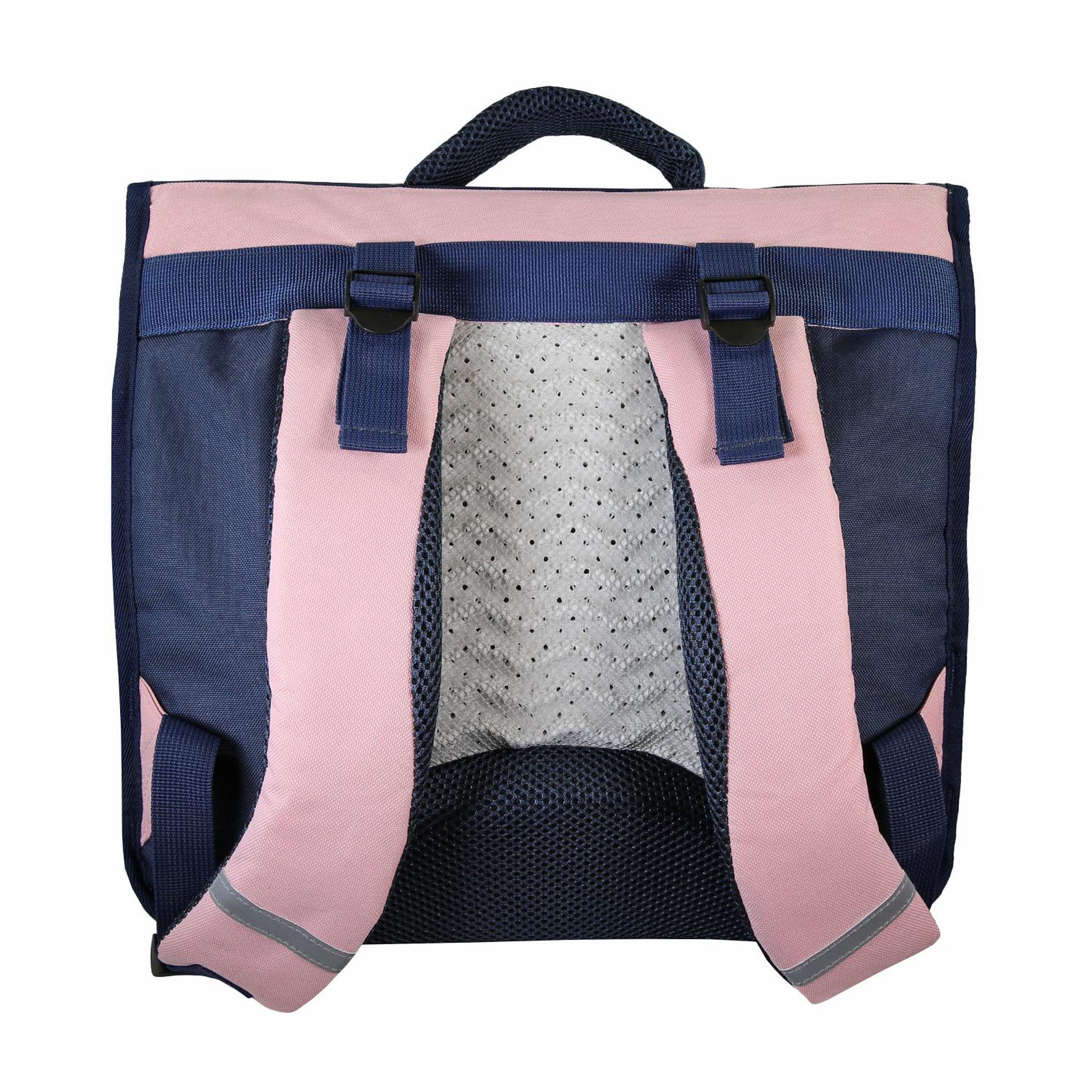Voir la diapositive 4 : Bagtrotter Phileas – cartable scolaire 38 cm cygne – bleu et rose – fille – 2 compartiments