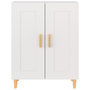 Voir la diapositive 6 : VIDAXL Buffet Blanc 69,5x34x90 cm Bois d ingénierie