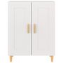 Voir la diapositive 6 : VIDAXL Buffet Blanc 69,5x34x90 cm Bois d ingénierie