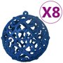 Voir la diapositive 2 : VIDAXL Ensemble de boules de Noël 100 pcs Bleu
