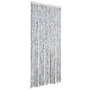 Voir la diapositive 2 : VIDAXL Moustiquaire Blanc et gris 90x200 cm Chenille