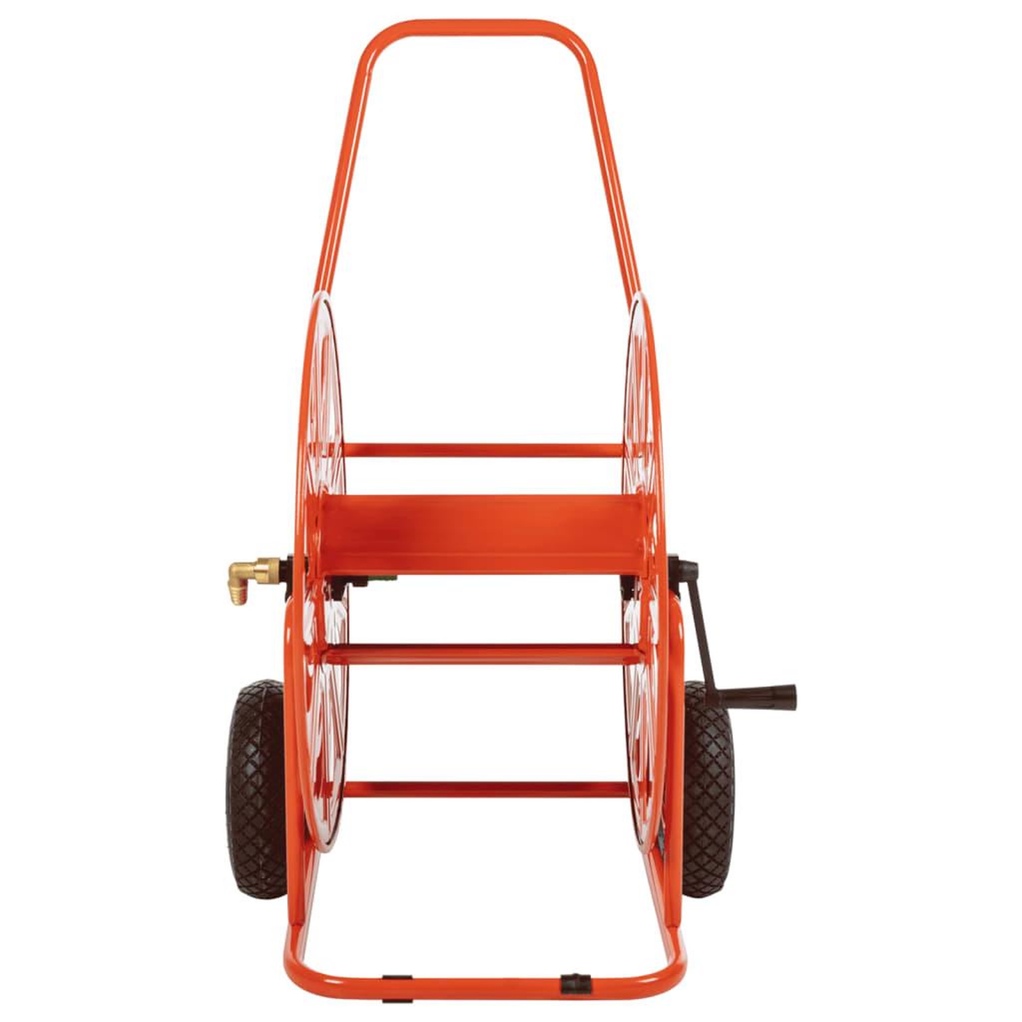 Voir la diapositive 3 : VIDAXL Chariot d'enrouleur pour tuyau de 140 m 3/4  acier
