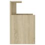 Voir la diapositive 4 : VIDAXL Table de chevet Chene sonoma 40x35x60 cm Agglomere