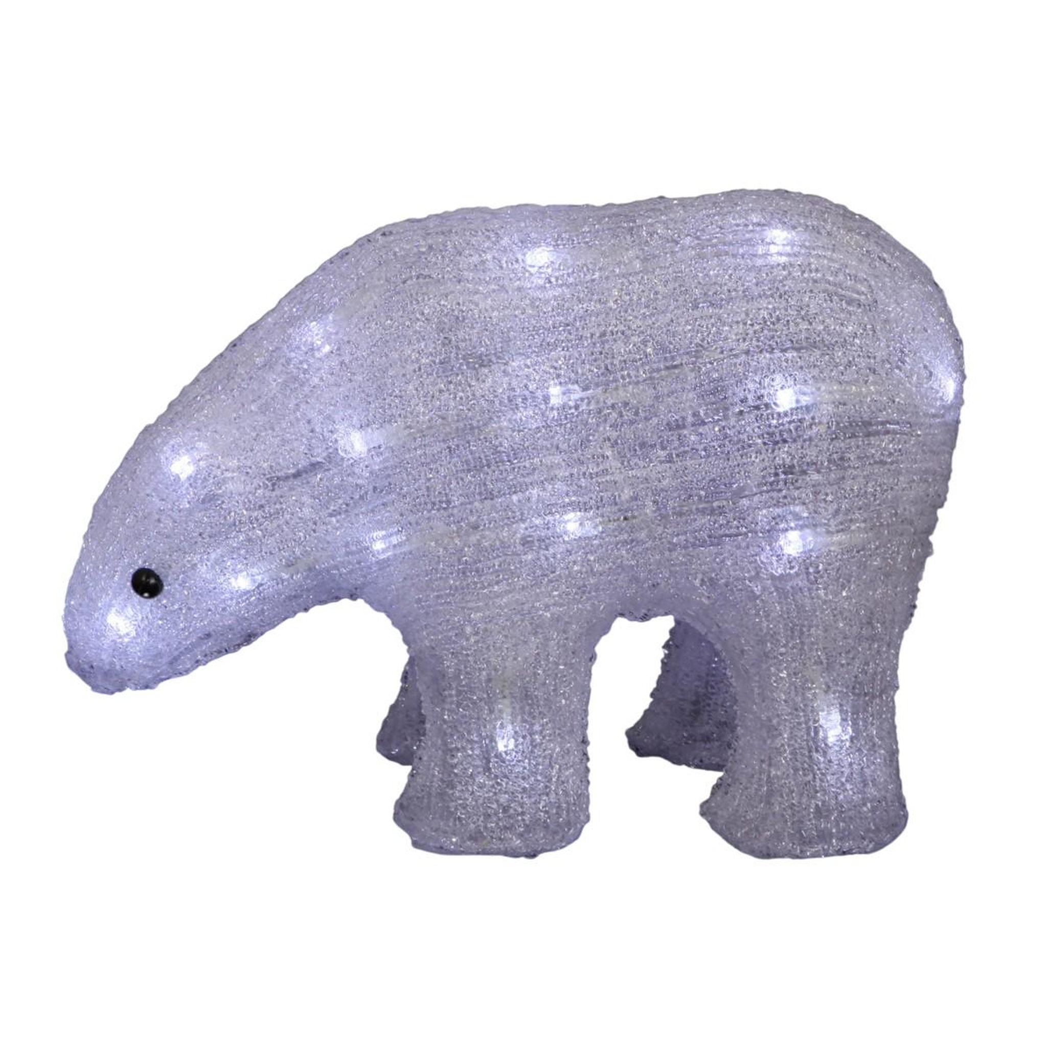 Eden Ours lumineux solaire a led blanc