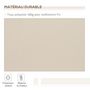 Voir la diapositive 5 : OUTSUNNY Store banne manuel rétractable aluminium polyester imperméabilisé 3,5L x 2,5l (avancée) m beige