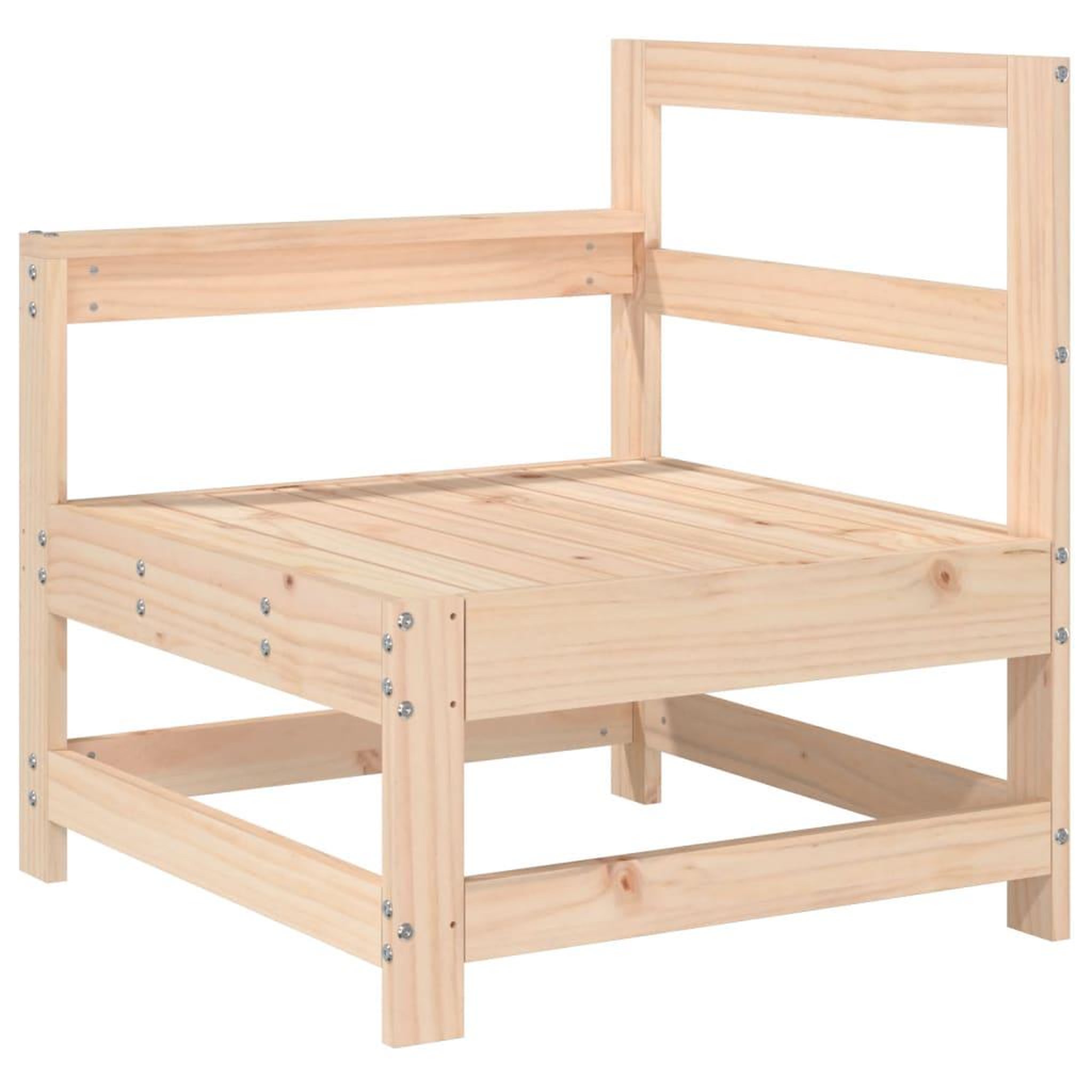 Voir la diapositive 3 : VIDAXL Canapes d'angle de jardin 2 pcs bois de pin massif
