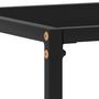 Voir la diapositive 5 : VIDAXL Table console Noir 60x35x75 cm Verre trempe