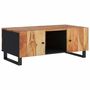 Voir la diapositive 2 : VIDAXL Table basse 100x54x40 cm bois d'acacia solide et d'ingenierie