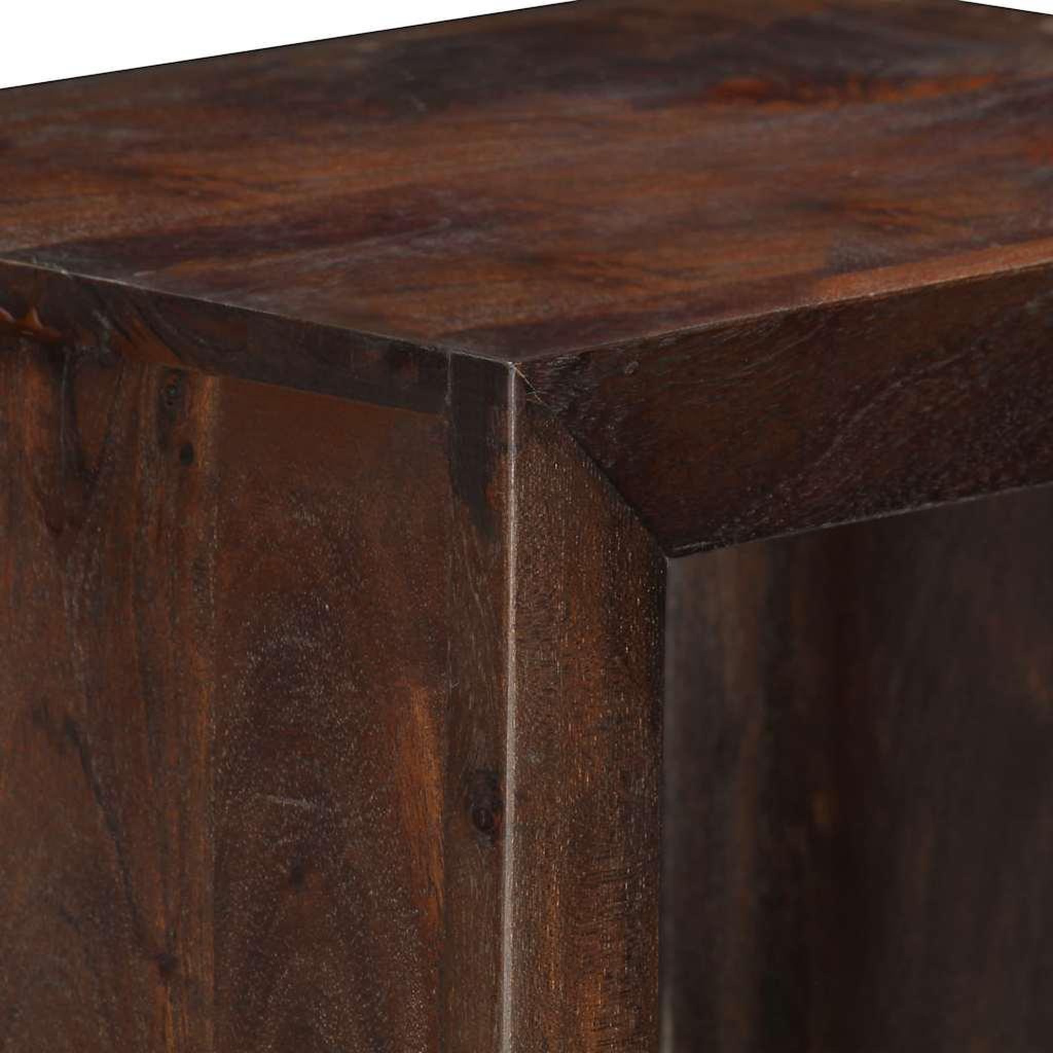 Voir la diapositive 5 : VIDAXL Armoire console 40x30x110 cm bois d'acacia massif