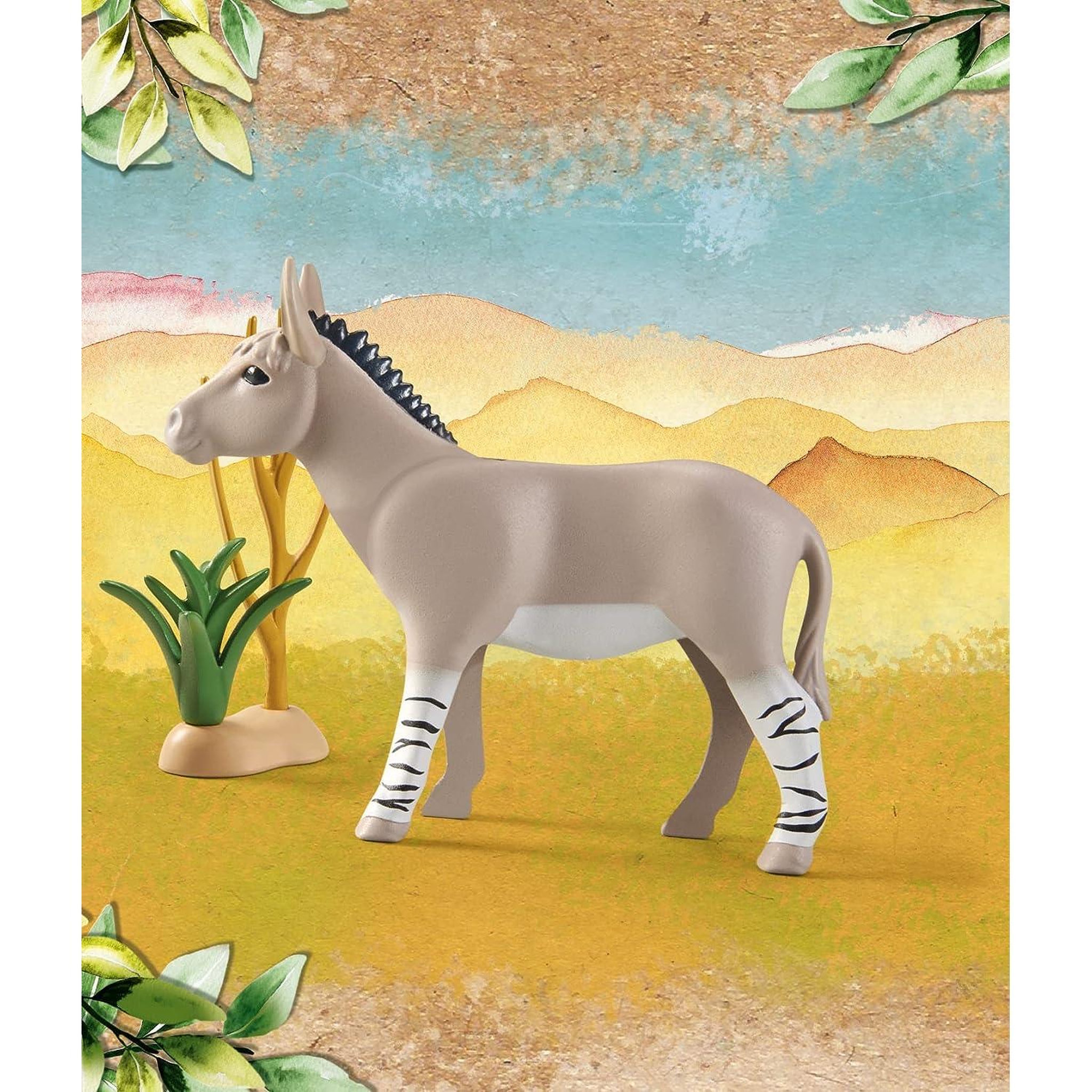 Voir la diapositive 2 : PLAYMOBIL Wiltopia - Âne sauvage d'Afrique