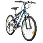 Voir la diapositive 2 : BACHINI Vélo enfant - VTT 24'' Tout Suspendu avec transmission complète Shimano pour adolescent de taille comprise entre 1.35 et 1.60m