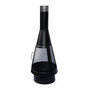 Voir la diapositive 2 : SWEEEK Brasero  - Lipari noir - Chauffage extérieur. feu de bois. brasier
