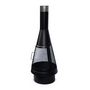 Voir la diapositive 2 : SWEEEK Brasero  - Lipari noir - Chauffage extérieur. feu de bois. brasier