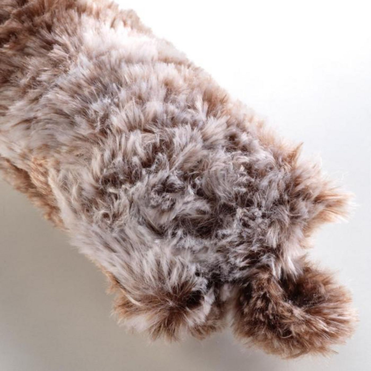 Paris Prix Boudin Bas de Porte Imitation Fourrure  Antartic  80cm Chocolat