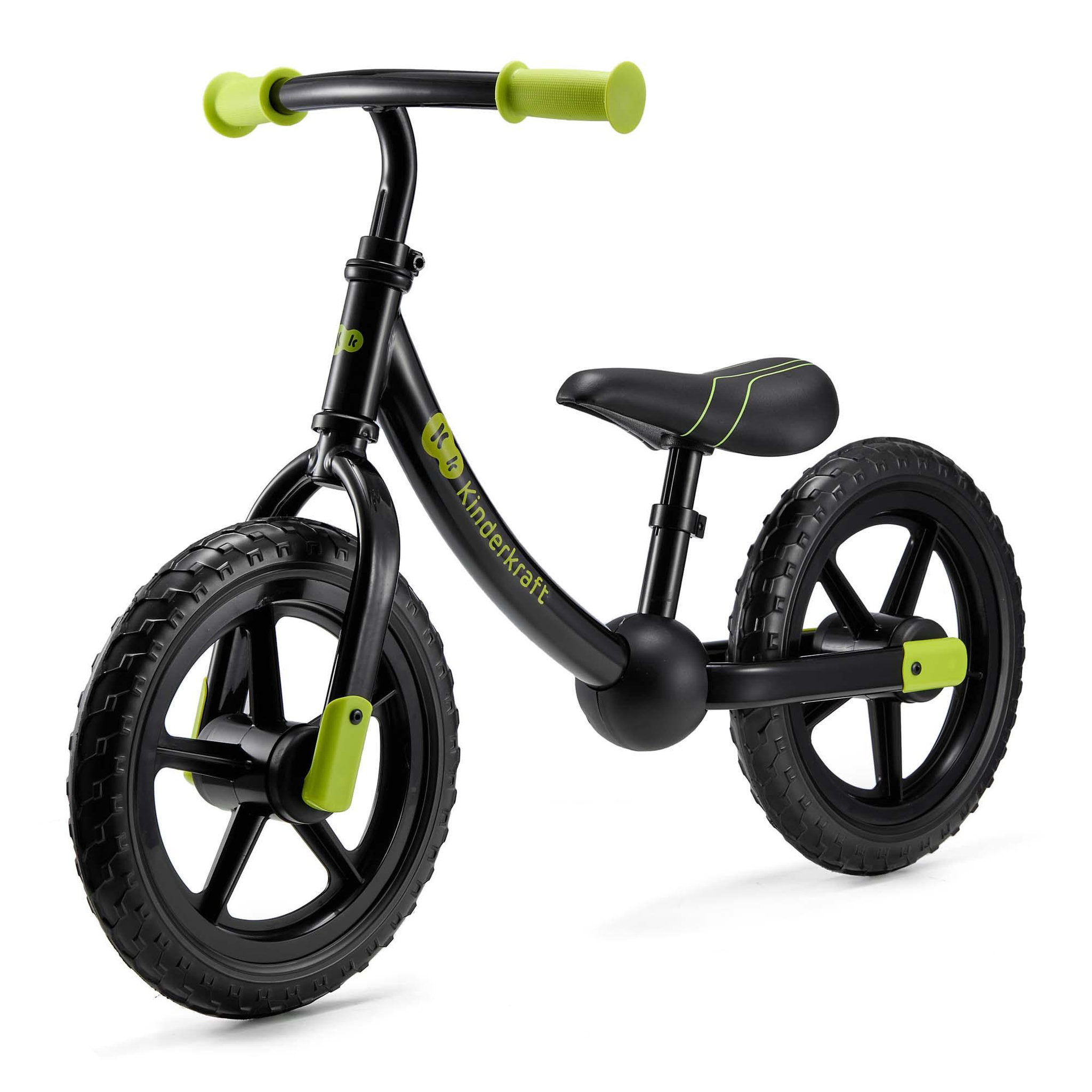 Voir la diapositive 1 : KINDERKRAFT Draisienne enfant grandes roues tout terrain réglable