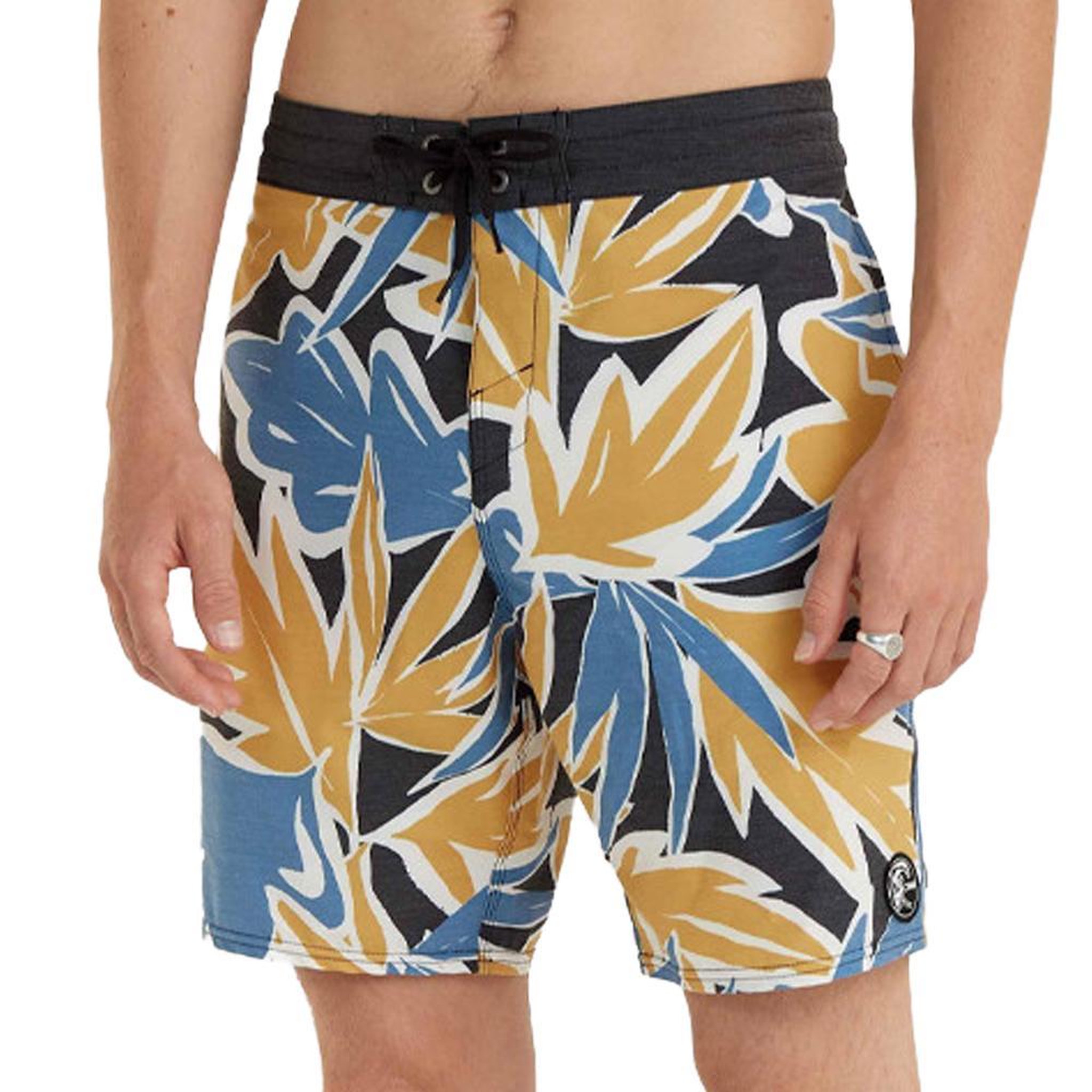 Voir la diapositive 1 : O'NEILL Maillot de bain Noir/Bleu/Jaune Homme O'Neill Cruzer