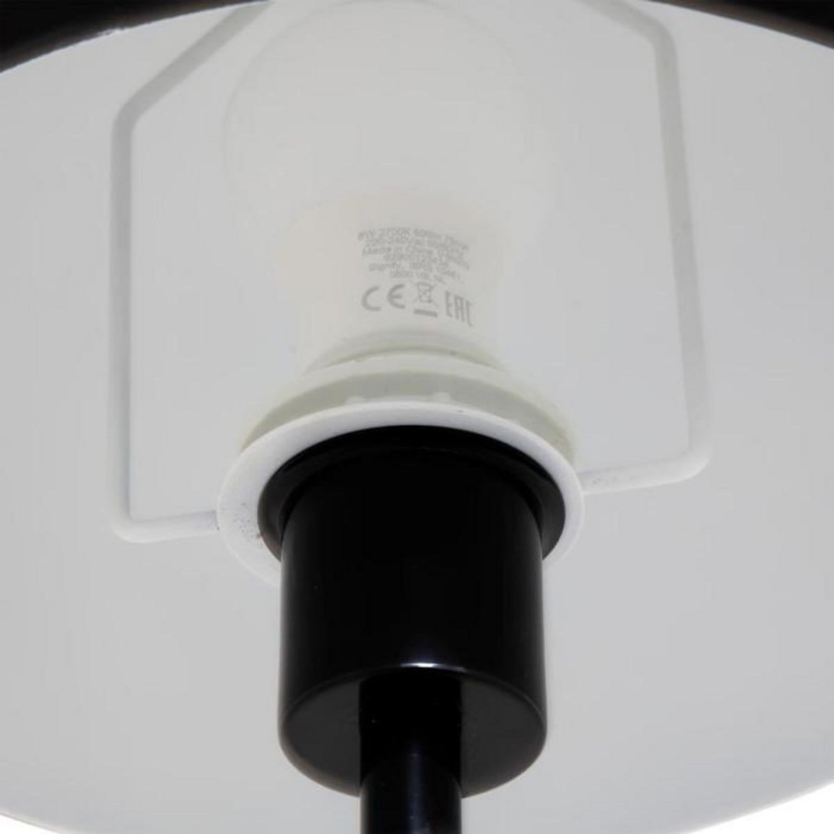 ATMOSPHERA Lampadaire Droit Champignon  Savio  140cm Noir