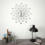 Voir la diapositive 2 : VIDAXL Horloge murale avec mouvement a quartz Design moderne 50 cm