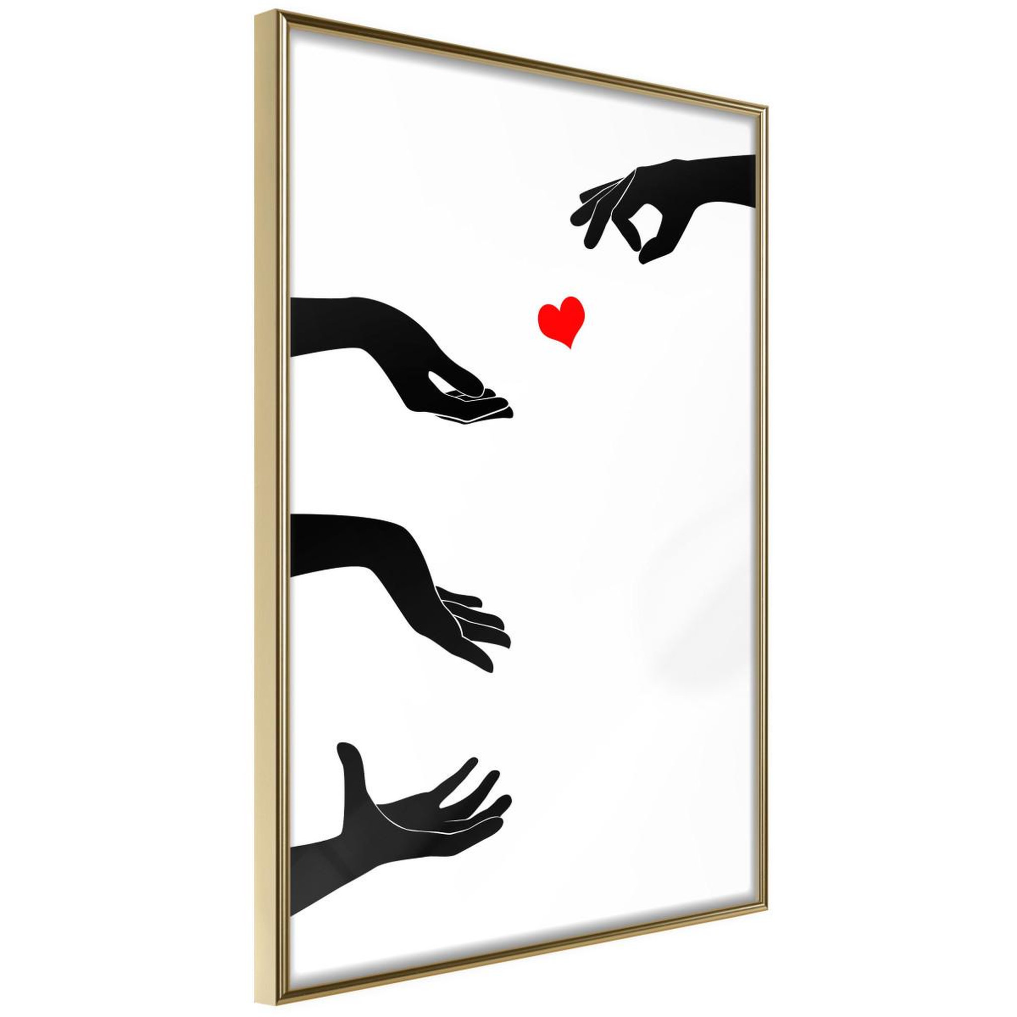 Voir la diapositive 1 : Paris Prix Affiche murale encadrée  playing with love