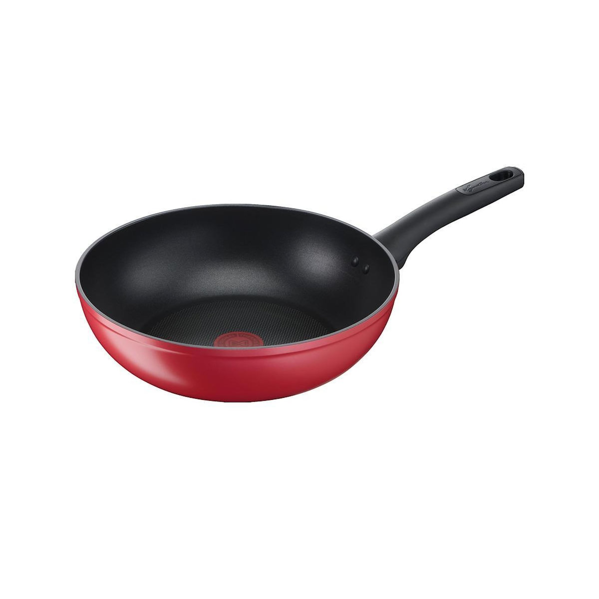 Lagostina Wok Lagostina Cucina Mediterranea Diamètre 28 cm Rouge