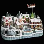 FEERIC LIGHT & CHRISTMAS Village de Noël animé lumineux et musical Ville - Blanc