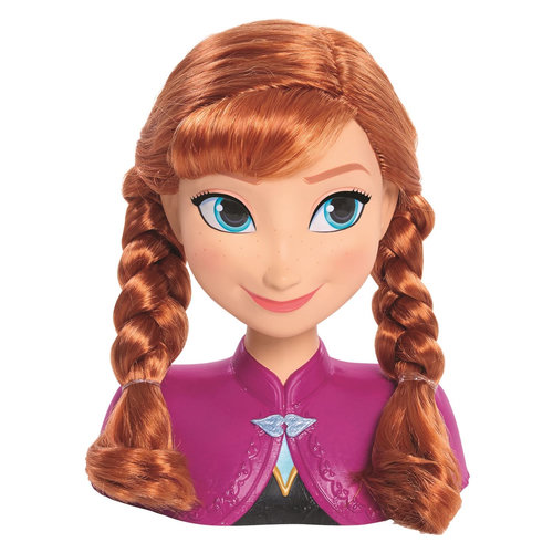 Grandi Giochi Tête à Coiffer Reine Des Glaces – Avec Brosse, Miroir, élastiques, Bijoux – GG02999