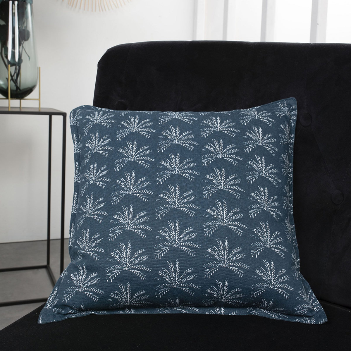 TODAY Coussin déco en coton PALMERAIE